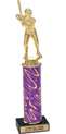 Trophy: Figure on Marble Base w/ Column