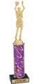 Trophy: Figure on Marble Base w/ Column