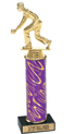 Trophy: Figure on Marble Base w/ Column