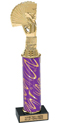 Trophy: Figure on Marble Base w/ Column
