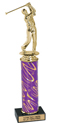 Trophy: Figure on Marble Base w/ Column