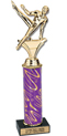 Trophy: Figure on Marble Base w/ Column