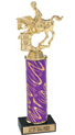 Trophy: Figure on Marble Base w/ Column