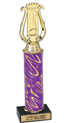 Trophy: Figure on Marble Base w/ Column