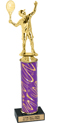 Trophy: Figure on Marble Base w/ Column