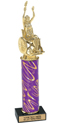 Trophy: Figure on Marble Base w/ Column