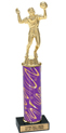 Trophy: Figure on Marble Base w/ Column