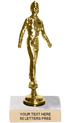 Trophy: Figure on marble base