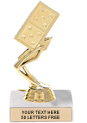 Trophy: Figure on marble base