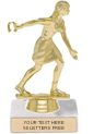 Trophy: Figure on marble base