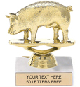 Trophy: Figure on marble base