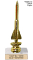 Trophy: Figure on marble base