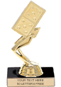 Trophy: Figure on marble base