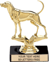 Trophy: Figure on marble base