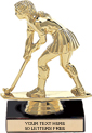 Trophy: Figure on marble base