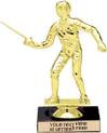 Trophy: Figure on marble base