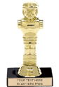 Trophy: Figure on marble base