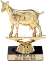 Trophy: Figure on marble base