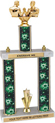 Trophy: Interchangeable column 2-Post w/ Trim