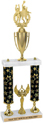 Trophy: Interchangeable column 2-Post w/ Trim