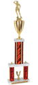 Trophy: 2-Post w/ Square/Oval Center Column & Trim