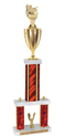 Trophy: 2-Post w/ Square/Oval Center Column & Trim