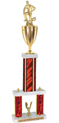 Trophy: 2-Post w/ Square/Oval Center Column & Trim