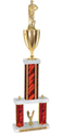 Trophy: 2-Post w/ Square/Oval Center Column & Trim