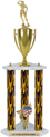 Trophy: Interchangeable 3-Post w/ Insert