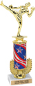 Trophy: Interchangeable column w/ wreath riser