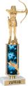 11 inch Shooting Star Column Riser Trophy
