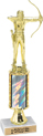 11 inch Gold Stem Riser Trophy on Marble Base