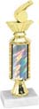 Trophy: Interchangeable column w/ stem riser