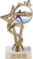 7 inch EXCLUSIVE Color Insert Trophy