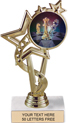 7 inch EXCLUSIVE Color Insert Trophy