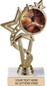 7 inch EXCLUSIVE Color Insert Trophy