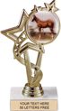 7 inch EXCLUSIVE Color Insert Trophy