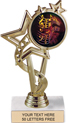 7 inch EXCLUSIVE Color Insert Trophy