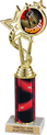 10.5 inch EXCLUSIVE Color Insert Trophy w/ Column