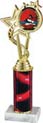 10.5 inch EXCLUSIVE Color Insert Trophy w/ Column