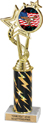 10.5 inch EXCLUSIVE Color Insert Trophy w/ Column