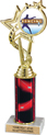 10.5 inch EXCLUSIVE Color Insert Trophy w/ Column
