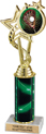 10.5 inch EXCLUSIVE Color Insert Trophy w/ Column