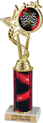 10.5 inch EXCLUSIVE Color Insert Trophy w/ Column
