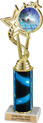 10.5 inch EXCLUSIVE Color Insert Trophy w/ Column