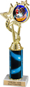 10.5 inch EXCLUSIVE Color Insert Trophy w/ Column