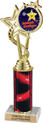 10.5 inch EXCLUSIVE Color Insert Trophy w/ Column