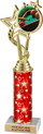 12.5 inch EXCLUSIVE Color Insert Trophy w/ Column