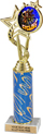 12.5 inch EXCLUSIVE Color Insert Trophy w/ Column