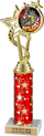 12.5 inch EXCLUSIVE Color Insert Trophy w/ Column